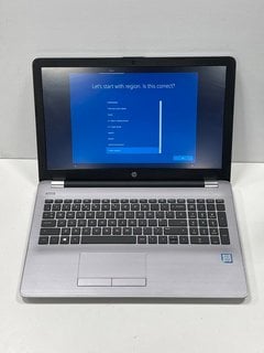 HP 250 G6 256 GB LAPTOP IN GREY: MODEL NO 1WY59EA#ABU (UNIT ONLY) INTEL CORE I5-7200U @ 2.50GHZ, 16 GB RAM, 15.6" SCREEN, INTEL HD GRAPHICS 620 [JPTM123303]