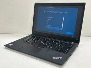 LENOVO THINKPAD T490 256GB LAPTOP: MODEL NO 20N2000RUK (UNIT ONLY) INTEL CORE I7-8565U @ 1.80GHZ, 8GB RAM, 14.0" SCREEN, INTEL UHD GRAPHICS 620 [JPTM124119]