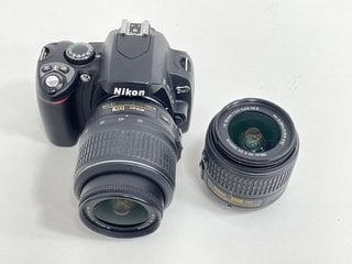 NIKON D40 6.1 MEGAPIXELS DSLR CAMERA. WITH NIKON AF-S 18-55MM VR & NIKON AF-S DX 18-55MM VR II LENS [JPTM124242]