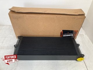 MISHIMOTO HEAVY DUTY OIL COOLER IN BLACK MODEL: MMOC-00-17BK RRP - £531: LOCATION - WHITE BOOTH