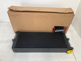 MISHIMOTO HEAVY DUTY OIL COOLER IN BLACK MODEL: MMOC-00-17BK RRP - £531: LOCATION - WHITE BOOTH