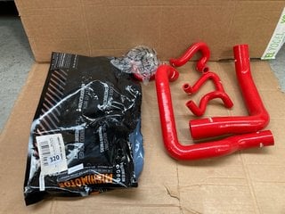 MISHIMOTO 86-93 GT/COBRA FORD MUSTANG SILICONE HOSE KITS - RED RRP - £155: LOCATION - D16