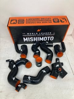 MISHIMOTO AUDI TT SILICONE RADIATOR SILICONE HOSE KIT 2002 - 2066 IN BLACK MODEL: MMHOSE-TT-99BK RRP - £320: LOCATION - WHITE BOOTH