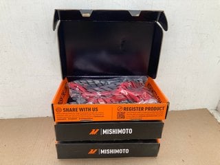 3 X MISHIMOTO HONDA CRF450R SILICONE HOSE KITS WITH REPLACEMENT HOSES 2003 - 2004 - RED RRP - £150: LOCATION - D17