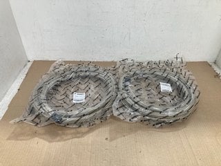 2 X MISHIMOTO PTFE BRAIDED -12AN 10FT STAINLESS HOSES RRP - £176: LOCATION - D17