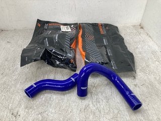 2 X MISHIMOTO 90 - 91 MAZDA MX-5 SILICONE HEATER HOSE SETS - BLACK RRP - £158: LOCATION - D17