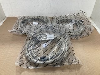 3 X MISHIMOTO PTFE BRAIDED -12AN 10FT STAINLESS HOSES RRP - £176: LOCATION - D17