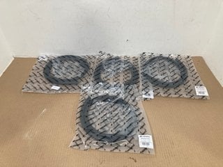 4 X MISHIMOTO 3/8'' X 4 HOSES WITH 4 CLAMPS MODEL: MMHOSE-CC38-4: LOCATION - C20