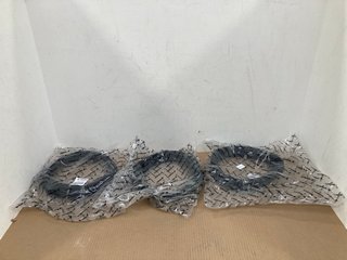 3 X MISHIMOTO BRAIDED - 12AN 6FT HOSES IN BLACK RRP - £132: LOCATION - C19