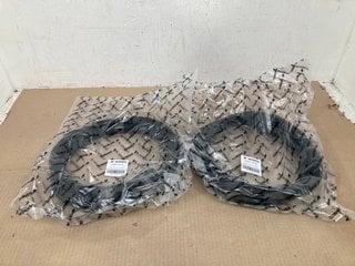 2 X MISHIMOTO BRAIDED - 12AN 6FT HOSES IN BLACK: LOCATION - C19