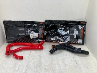 MISHIMOTO 06-11 HONDA CIVIC SI SILICONE RADIATOR HOSE KIT IN RED TO INCLUDE MISHIMOTO MITSUBISHI ECLIPSE SILICONE RADIATOR HOSE KIT 1990 - 1994 IN BLACK RRP - £160: LOCATION - C17