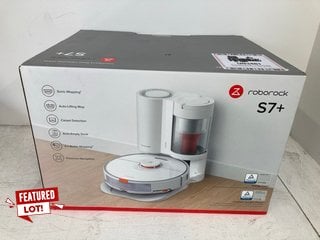 ROBOROCK S7+ ROBOTIC VACUUM CLEANER AND AUTO EMPTY DOCK MODEL: ROBOROCK S7 RRP - £649: LOCATION - WHITE BOOTH