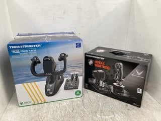 THRUSTMASTER BOEING EDITION YOKE PACK TO INCLUDE THRUSTMASTER HOTAS WARTHOG GAMING JOYSTICK COMBINED RRP - £698: LOCATION - C7