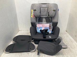 GRACO SLIMFIT R129 2 IN 1 CONVERTIBLE CHILDRENS CAR SEAT RRP - £124 TO INCLUDE MAXI COSI TANZA I-SIZE CHILDRENS CAR SEAT: LOCATION - B1