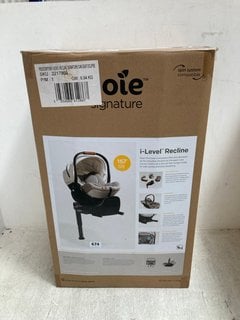 JOIE I - LEVEL RECLINE SIGNATURE CAR SEAT IN ECLIPSE RRP - £150: LOCATION - B2