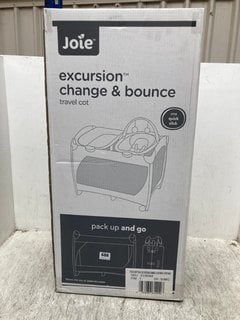 JOIE EXCURSION CHANGE & BOUNCE TRAVEL COT RRP - £190: LOCATION - B3