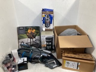 QTY OF ASSORTED ITEMS TO INCLUDE GEORGE HOME LOG BURNER: LOCATION - B7