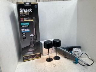 4 X ASSORTED ITEMS TO INCLUDE SHARK STRATOS PET PRO MODEL CORDED VACUUM CLEANER: LOCATION - B16