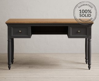 FRANCIS/PHILIPPE CHARCOAL DRESSING TABLE - RRP £399: LOCATION - C6