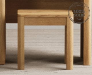 HARPER/DEREHAM OAK DRESSING STOOL - RRP £119: LOCATION - C6