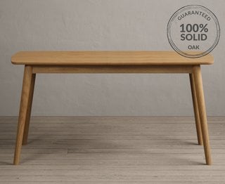 NORDIC/NORD 150CM TABLE OAK - RRP £449: LOCATION - C6