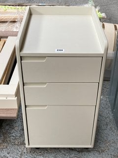 JOHN LEWIS & PARTNERS FORMAT FILING CABINET IN BEIGE - RRP £98: LOCATION - D3