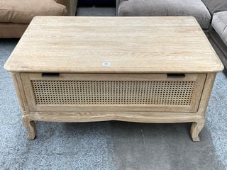 LOAF.COM MARGOT WARDROBE BASE IN RATTAN & OAK: LOCATION - C2