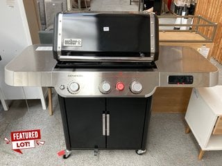 WEBER GENESIS EX-325 4 BURNER GAS BBQ - RRP £813: LOCATION - D3 (KERBSIDE PALLET DELIVERY)