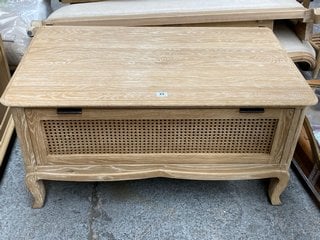 LOAF.COM MARGOT WARDROBE BASE IN RATTAN & OAK: LOCATION - C3