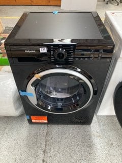 HOTPOINT HEAT PUMP TUMBLE DRYER IN BLACK MODEL : NTM1182BSK: LOCATION - B1