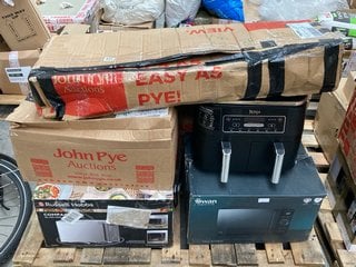 PALLET OF ASSORTED ITEMS TO INCLUDE NINJA DUAL BASKET AIR FRYER: LOCATION - B6 (KERBSIDE PALLET DELIVERY)