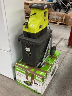 GREENWORKS 40V LAWN MOWER TO INCLUDE RYOBI 3000W SILENT SHREDDER: LOCATION - B6