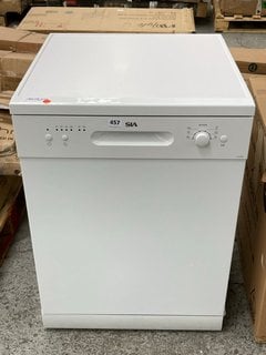 SIA FREESTANDING UNDERCOUNTER DISHWASHER IN WHITE MODEL : SFS60W: LOCATION - B6