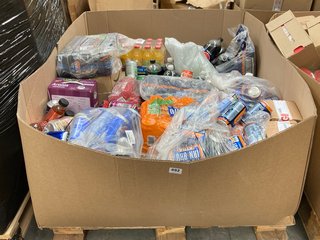 (COLLECTION ONLY) PALLET OF ASSORTED DRINK ITEMS TO INCLUDE IRN BRU XTRA 330ML (BBE MAR 25): LOCATION - A8