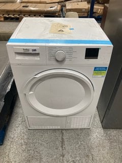 BEKO TUMBLE DRYER IN WHITE : MODEL DTLCE70051W: LOCATION - A1