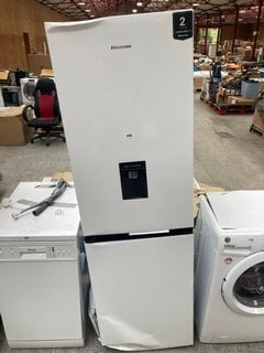 HISENSE FRIDGE FREEZER WITH WATER DISPENSER: MODEL RB327N4WW1 - RRP £440: LOCATION - A3