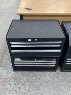 2 X 3 DRAWER TOOL CHESTS IN BLACK: LOCATION - A4