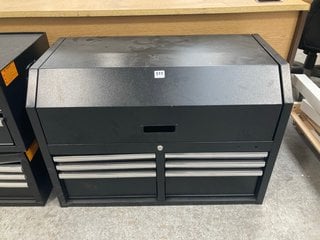 WIDE LIFT TOP 6 DRAWER TOOL CHEST IN BLACK: LOCATION - A4