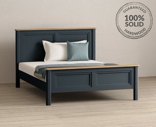 BRIDSTOW/ASHTON BLUE KINGSIZE BED - RRP £599: LOCATION - A6