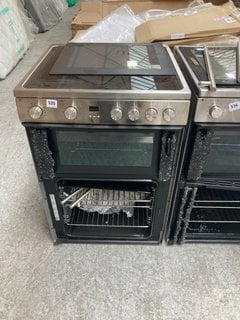 HISENSE DOUBLE ELECTRIC COOKER WITH INDUCTION HOB : MODEL HDE3211BXUK: LOCATION - A6