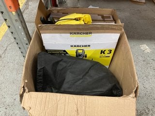 QTY OF ASSORTED ITEMS TO INCLUDE KARCHER K3 HIGH PRESSURE WASHER: LOCATION - CR1