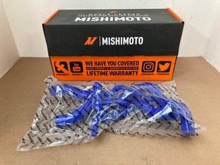 2 X MISHIMOTO MINI COOPER S SILICONE RADIATOR HOSE KITS 2002-2008 IN BLUE PART NO: MMHOSE-TINY-01BL: LOCATION - AR8