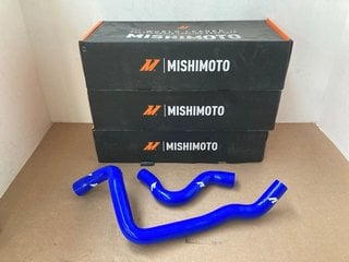 2 X MISHIMOTO 97-04 VOLVO 850/S70/V70 SILICONE HOSE KITS IN BLUE PART NO: MMHOSE-VOL-97BL TO INCLUDE MISHIMOTO 2010-13 MAZDA 3 MPS SILICONE RADIATOR HOSE KIT IN BLUE PART NO: MMHOSE-MS3-10BL: LOCATIO