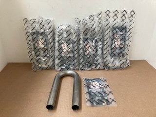 5 X MISHIMOTO STAINLESS STEEL 1.5" 180 DEGREE EXHAUST PIPING PART NO: MMICP-SS-151: LOCATION - AR8