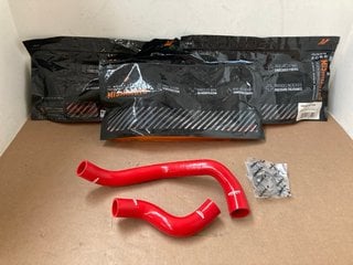 3 X MISHIMOTO R33/R34 NISSAN SKYLINE GTR 2PC HOSE KITS IN RED PART NO: MMHOSE-RHD-33RD: LOCATION - AR8