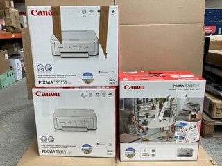 2 X CANON PIXMA TS5151 PRINTERS TO INCLUDE CANON PIXMA TS7451I PRINTER: LOCATION - AR11