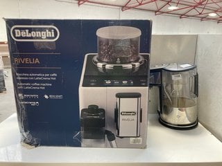 DELONGHI RIVELLA COFFEE MACHINE TO INCLUDE BREVILLE HOT CUP: LOCATION - AR12