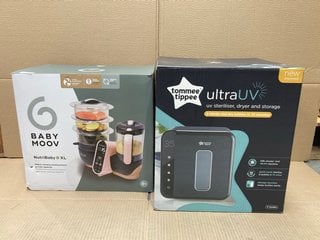 BABY MOOV NUTRIBABY + XL TO INCLUDE TOMMEE TIPPEE ULTRA UV STERILISER DRYER & STORAGE: LOCATION - AR13