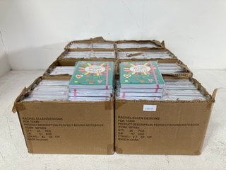 QTY OF RACHEL ELLEN DESIGNS PERFECT BOUND NOTEBOOKS: LOCATION - BR5