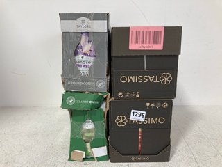 4 X ASSORTED COFFEE ITEMS TO INCLUDE VARIETY PACK OF TASSIMO DRINKS BBE: 28/9/24: LOCATION - BR8